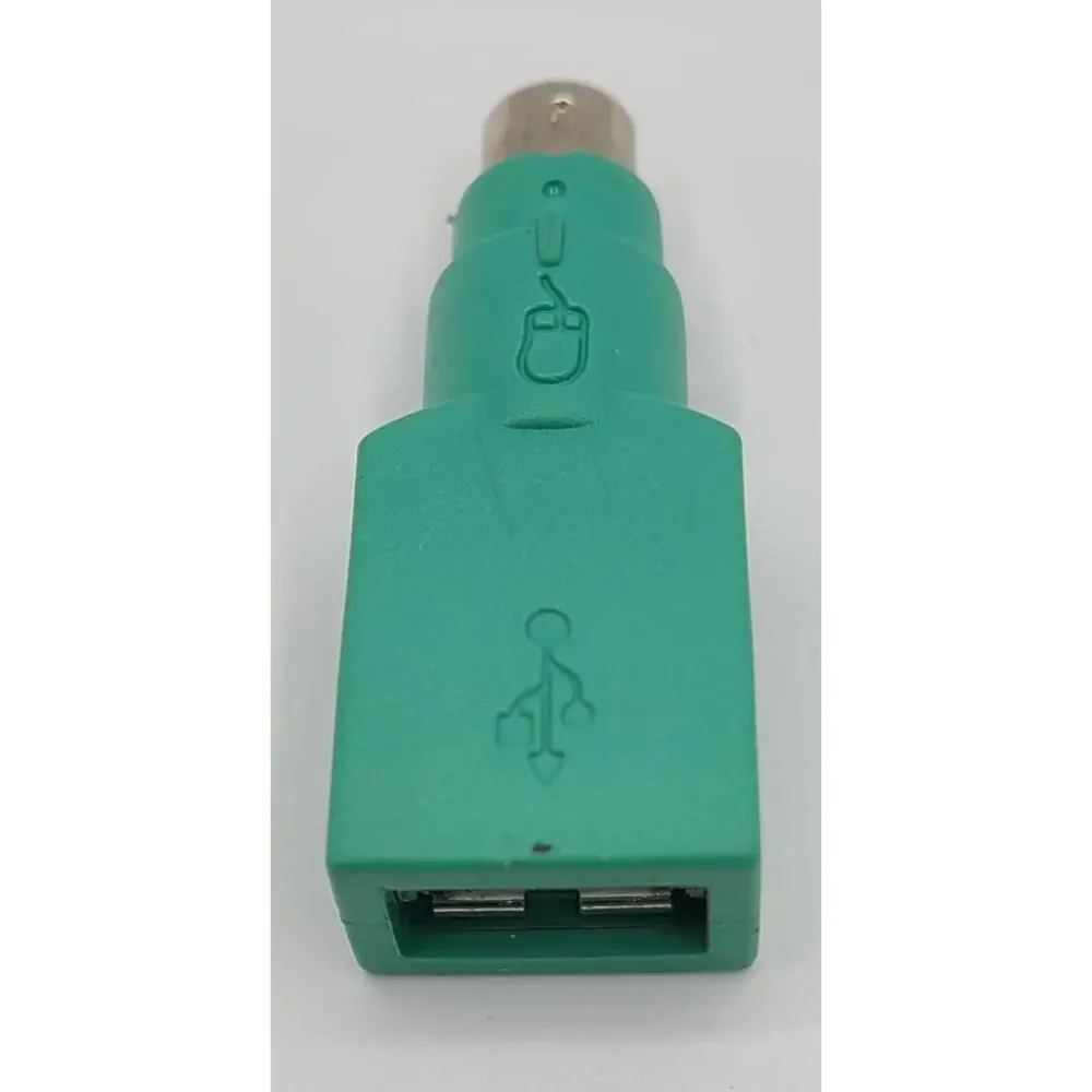 Genuine Microsoft OEM PS/2 Male To USB Female Adapter Converter Mouse Keyboard
